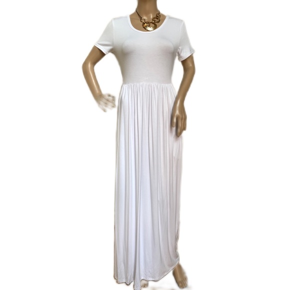 White maxi summer dress, NWT, S - Picture 6 of 15